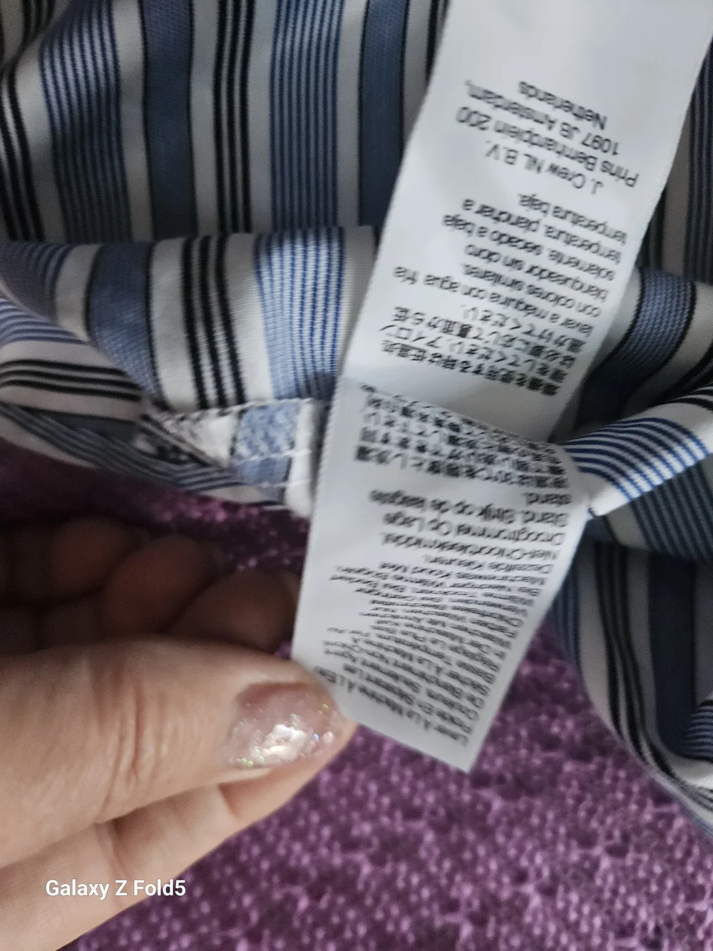 J. Crew Light Blue Striped Short-Sleeve Tiered Mini Dress
